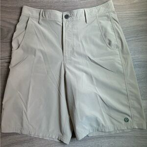 Free Fly Men's Performance Casual Shorts - Light Beige Size 32